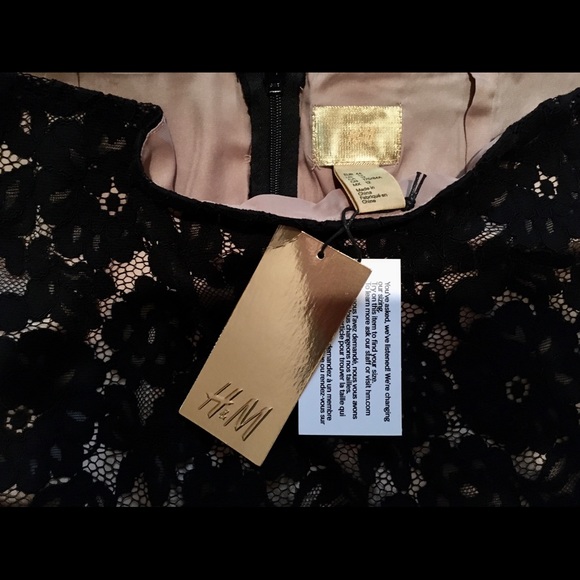 H&M black lace,mini skirt. New with tags. - Picture 2 of 2